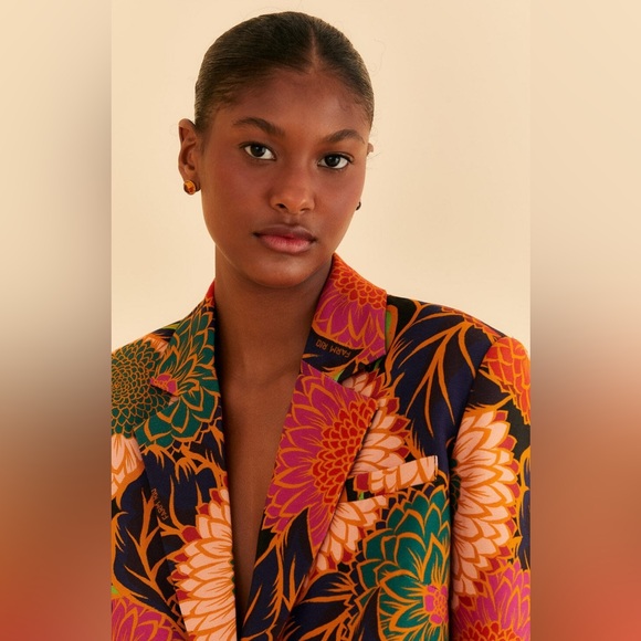 FARM Rio Multicolor Floral Blazer - Picture 3 of 5
